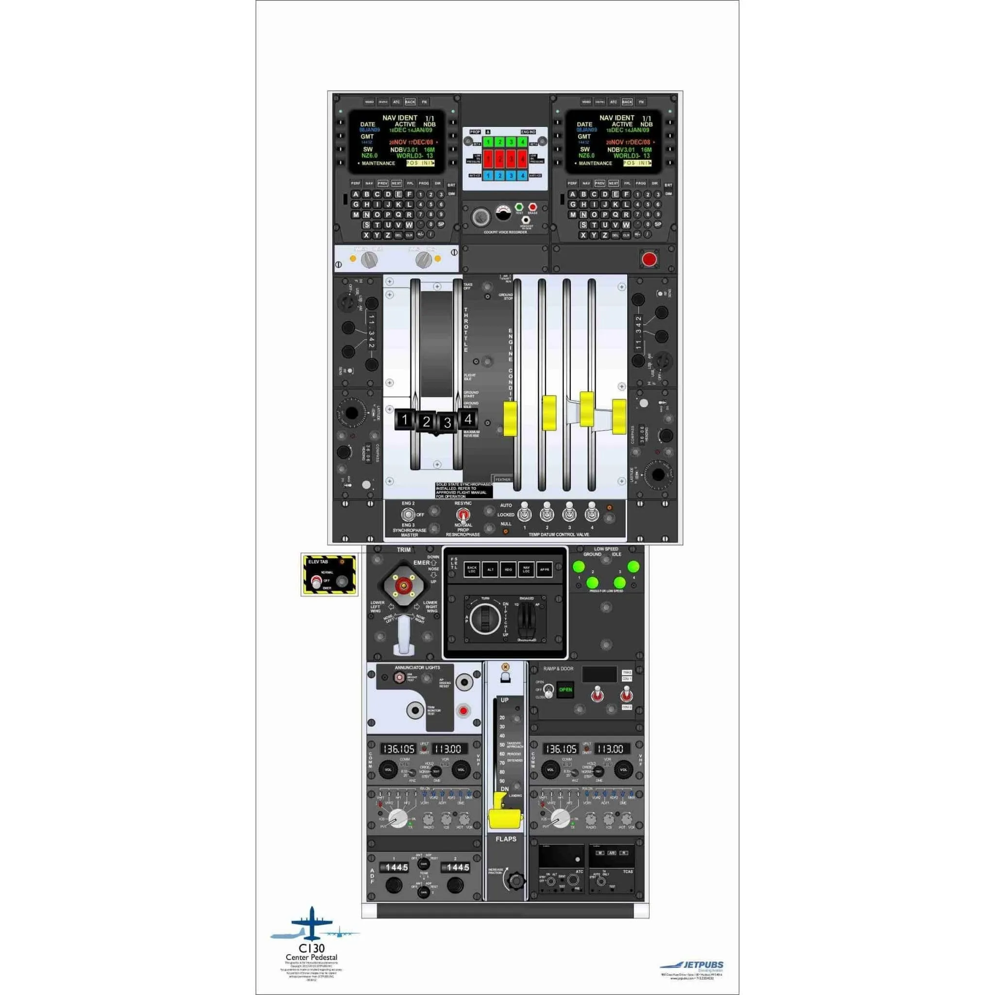 Lockheed 18" x 36" Cockpit Posters