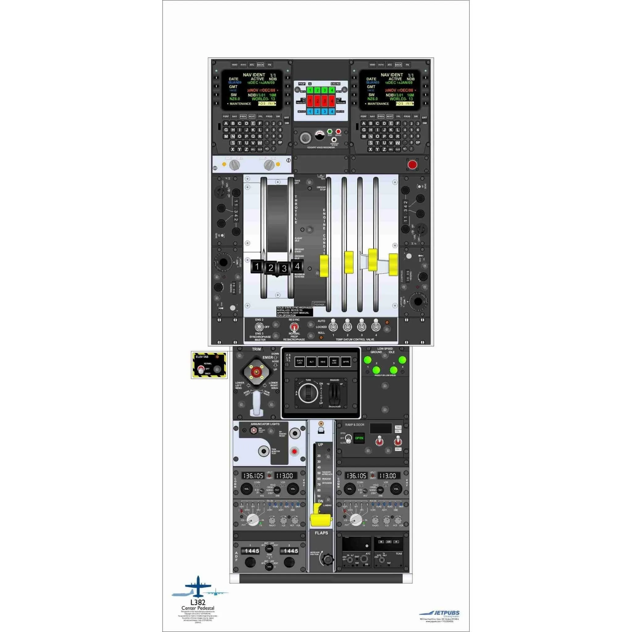 Lockheed 18" x 36" Cockpit Posters