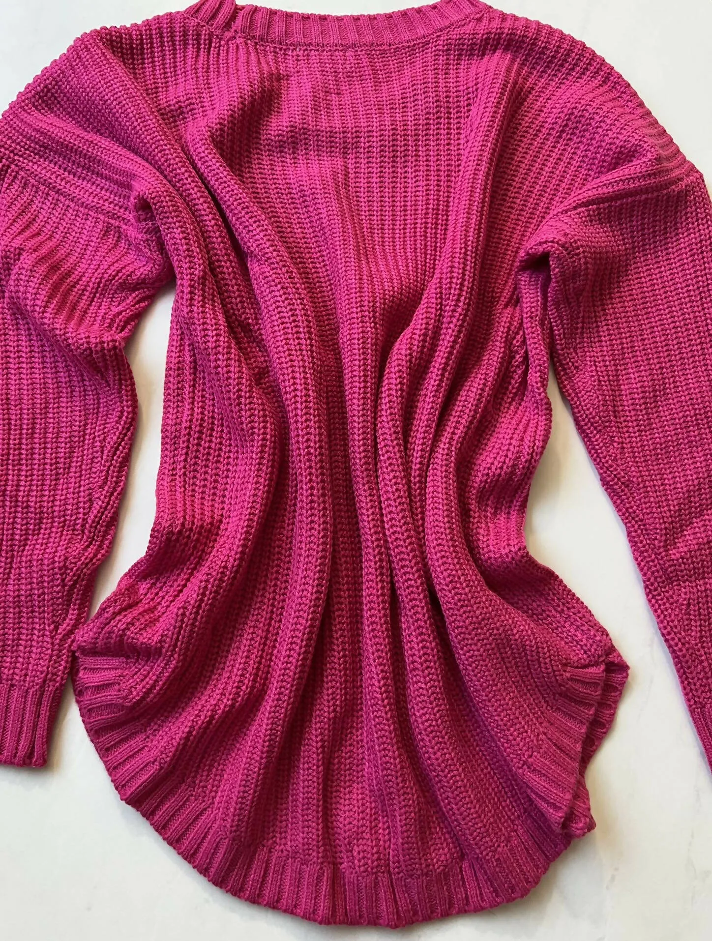 Long Sleeve Knit Sweater 1XL