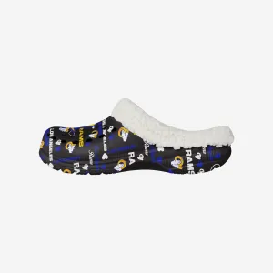 Los Angeles Rams Womens Sherpa Lined Logo Love Clog