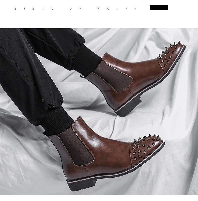 Luxury Fashion Designer Men Chelsea Boots