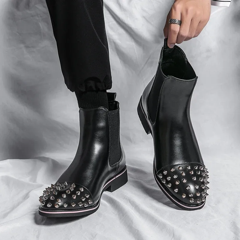 Luxury Fashion Designer Men Chelsea Boots