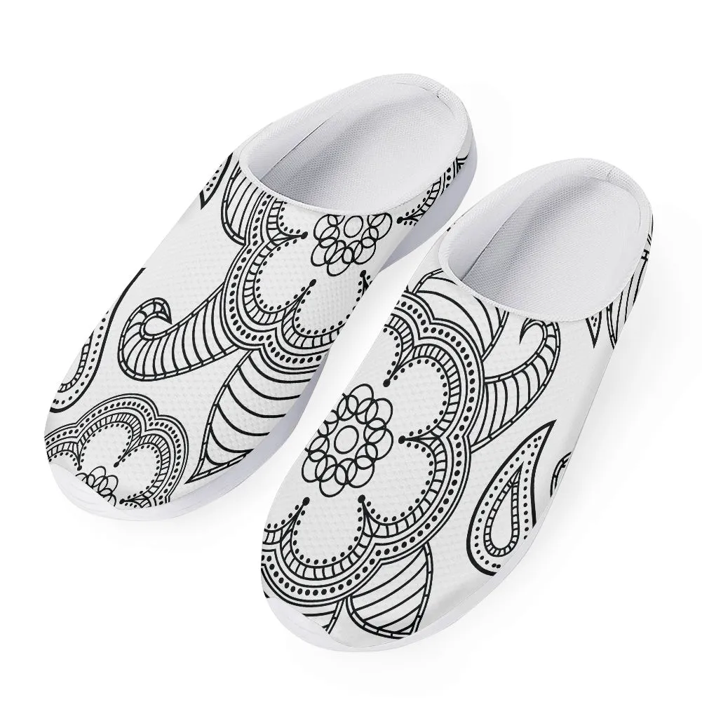 Mandala Art Garden Clogs