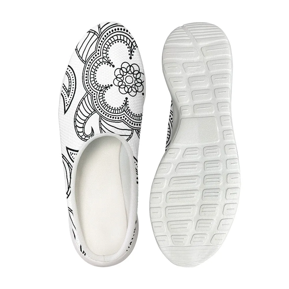 Mandala Art Garden Clogs