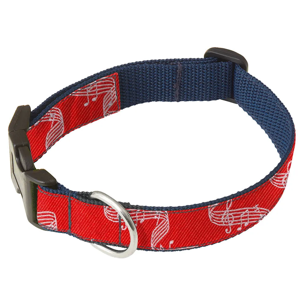 Melodious Red - Dog Collar
