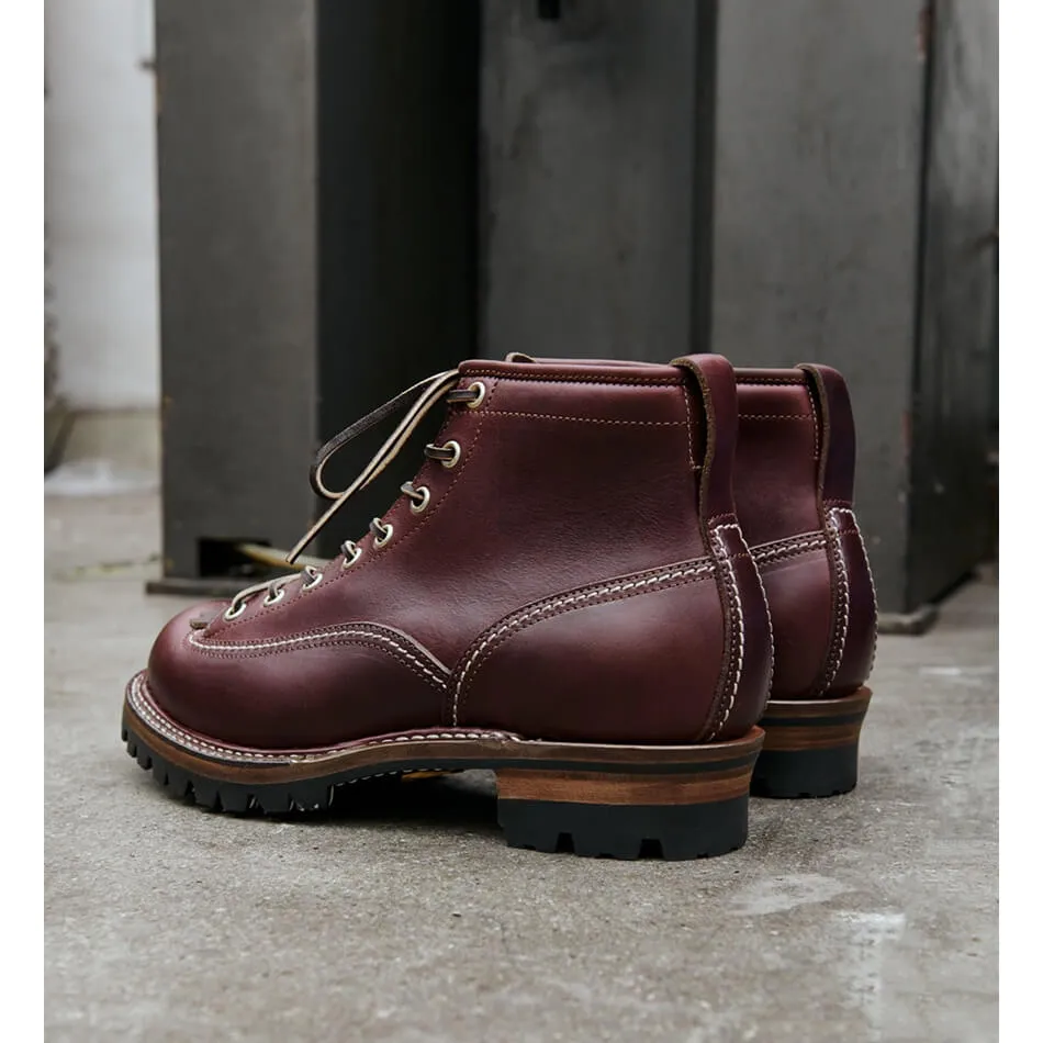 Men's Lace-to-Toe Work Boots, Pull-Up Leather