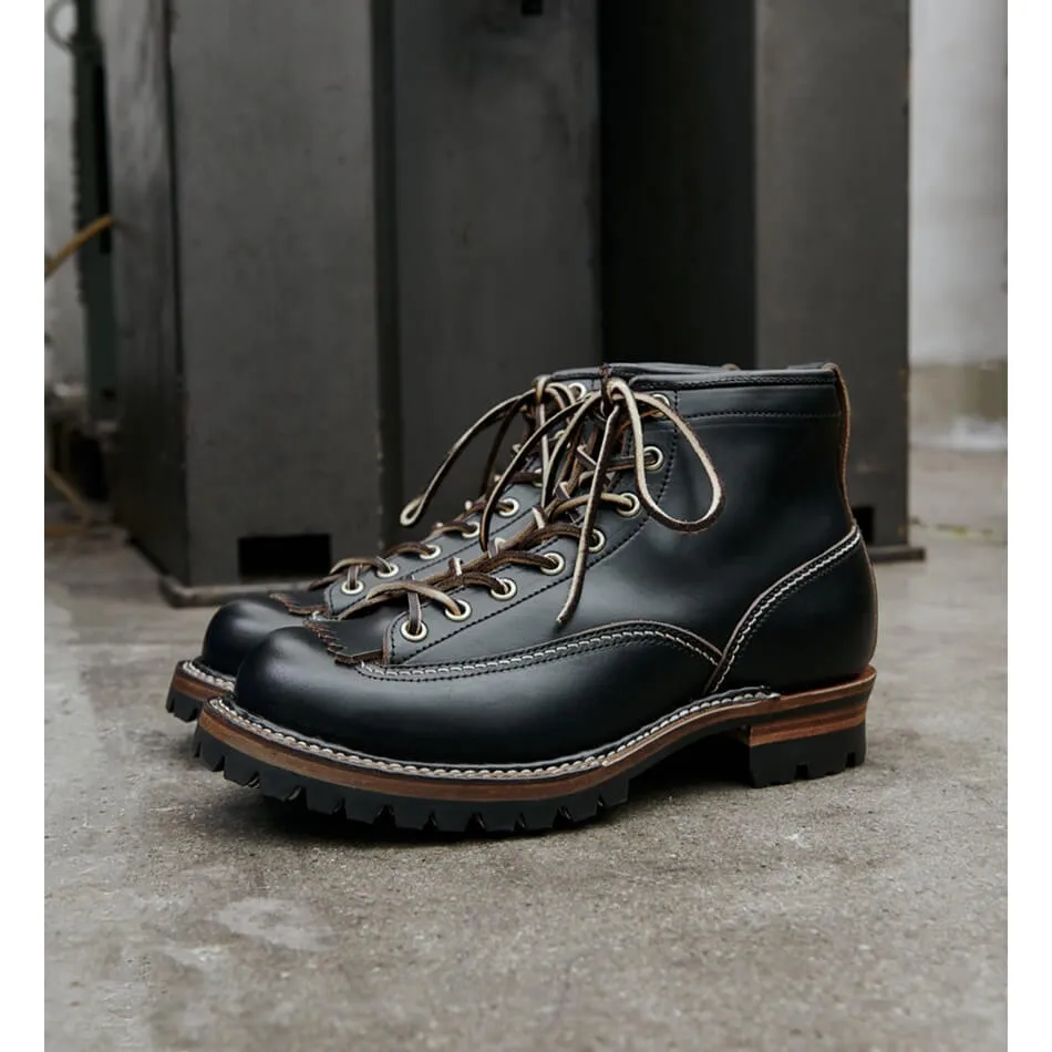 Men's Lace-to-Toe Work Boots, Pull-Up Leather