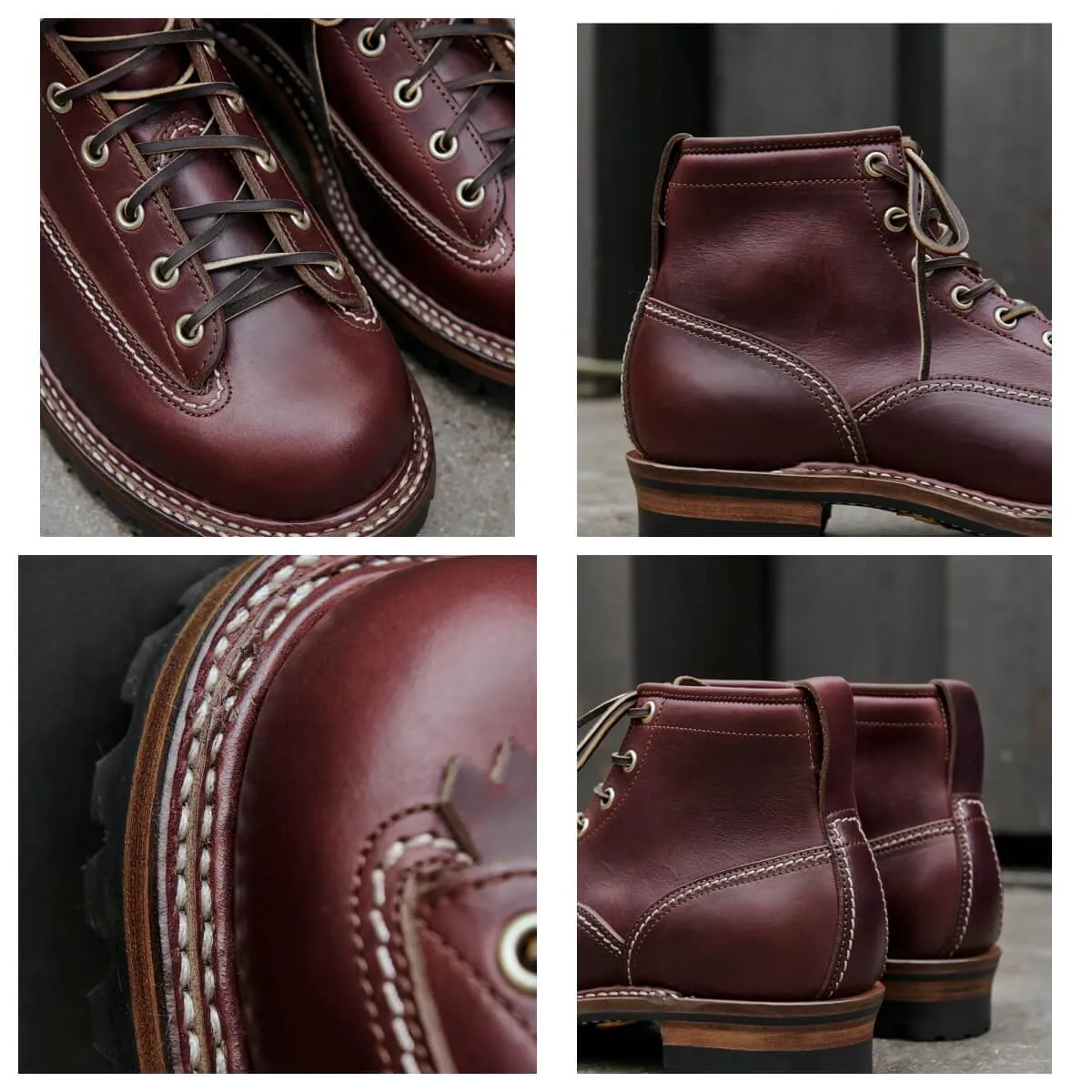 Men's Lace-to-Toe Work Boots, Pull-Up Leather