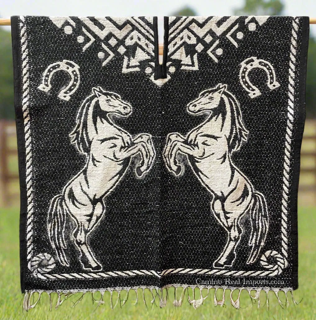 Mexican Poncho Horse Shoe GA036