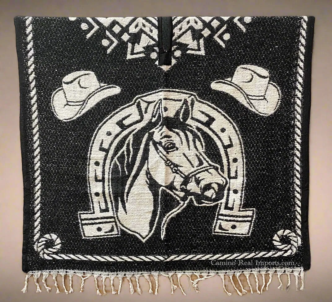 Mexican Poncho Horse Shoe GA036