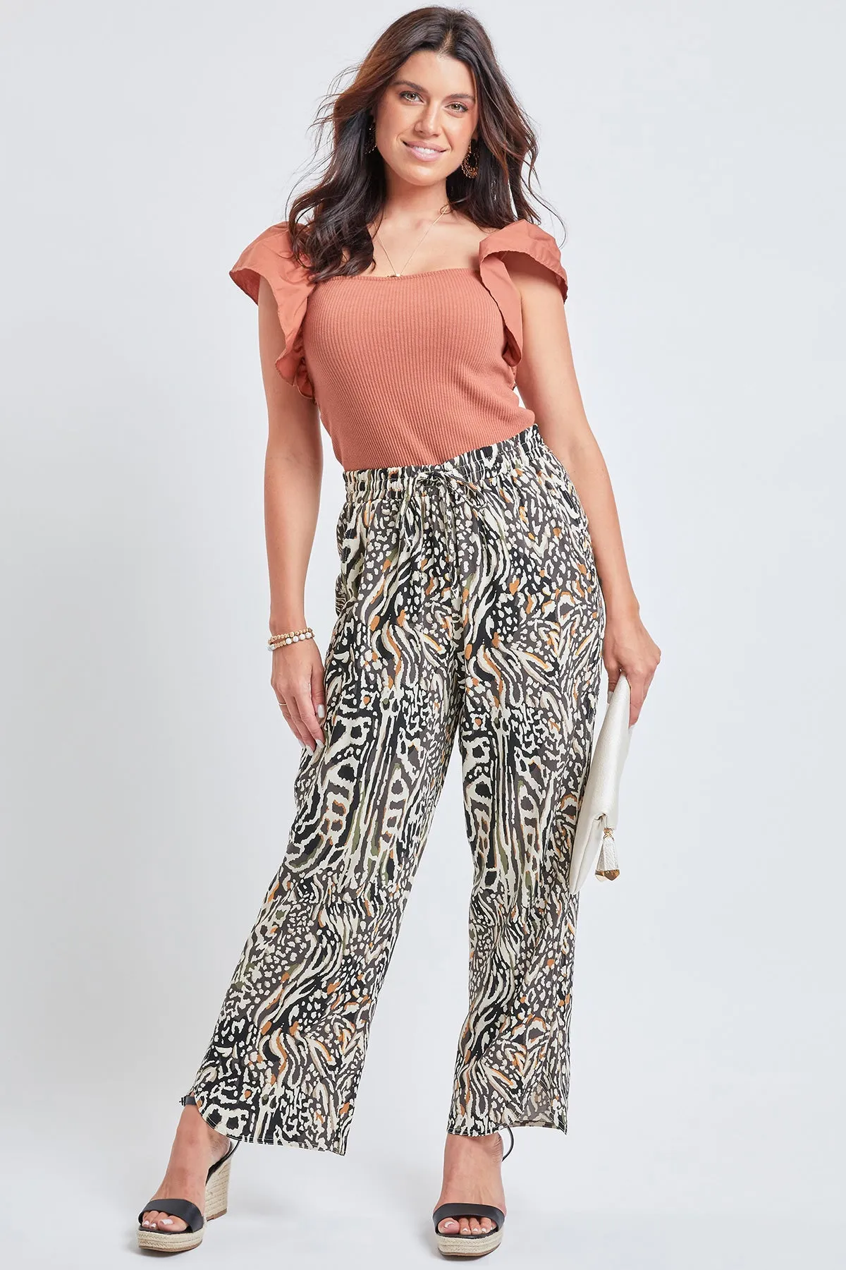 Missy Pull-On Stove Pipe Pant With Tulip Hem Detail , Pack Of 6