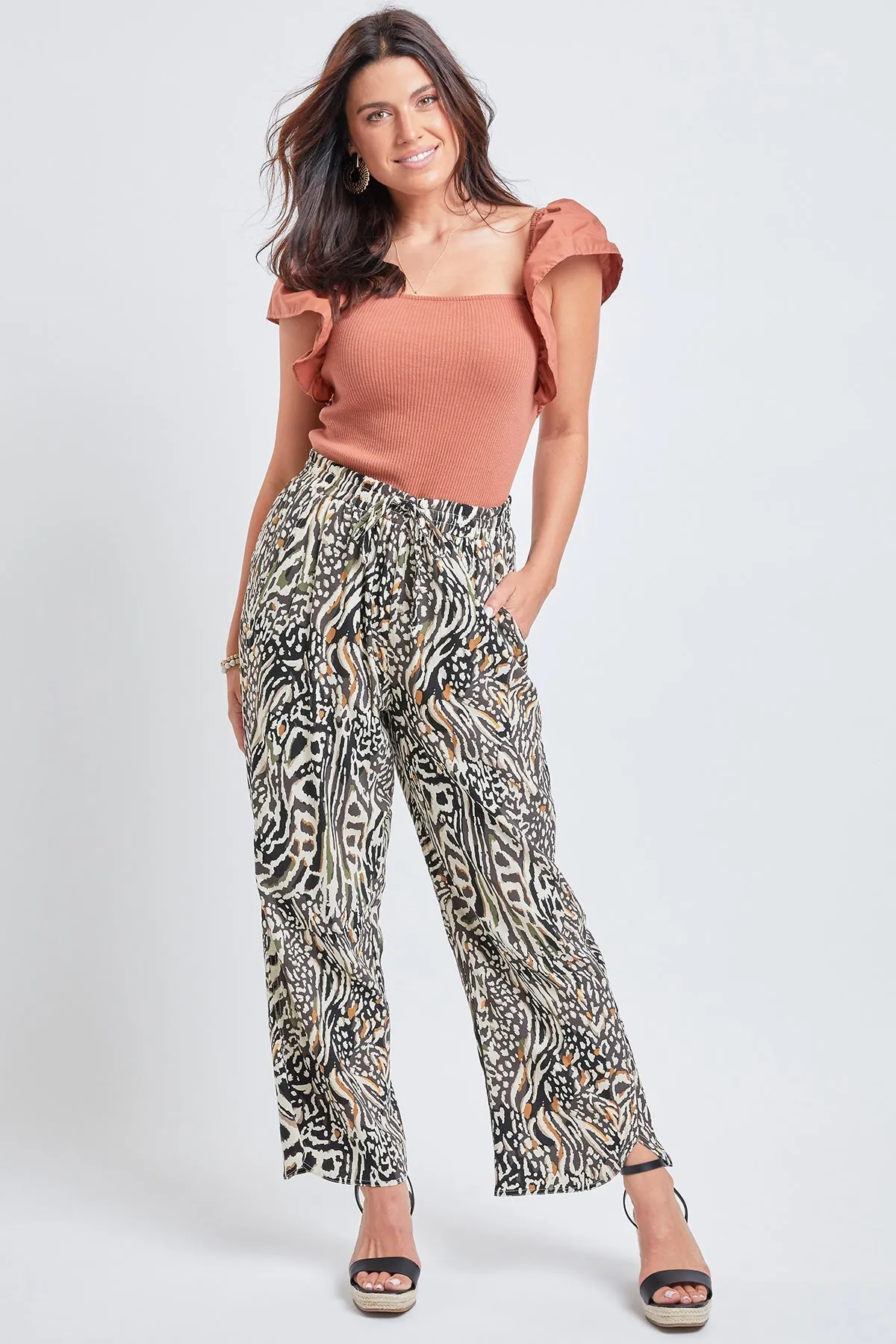 Missy Pull-On Stove Pipe Pant With Tulip Hem Detail , Pack Of 6
