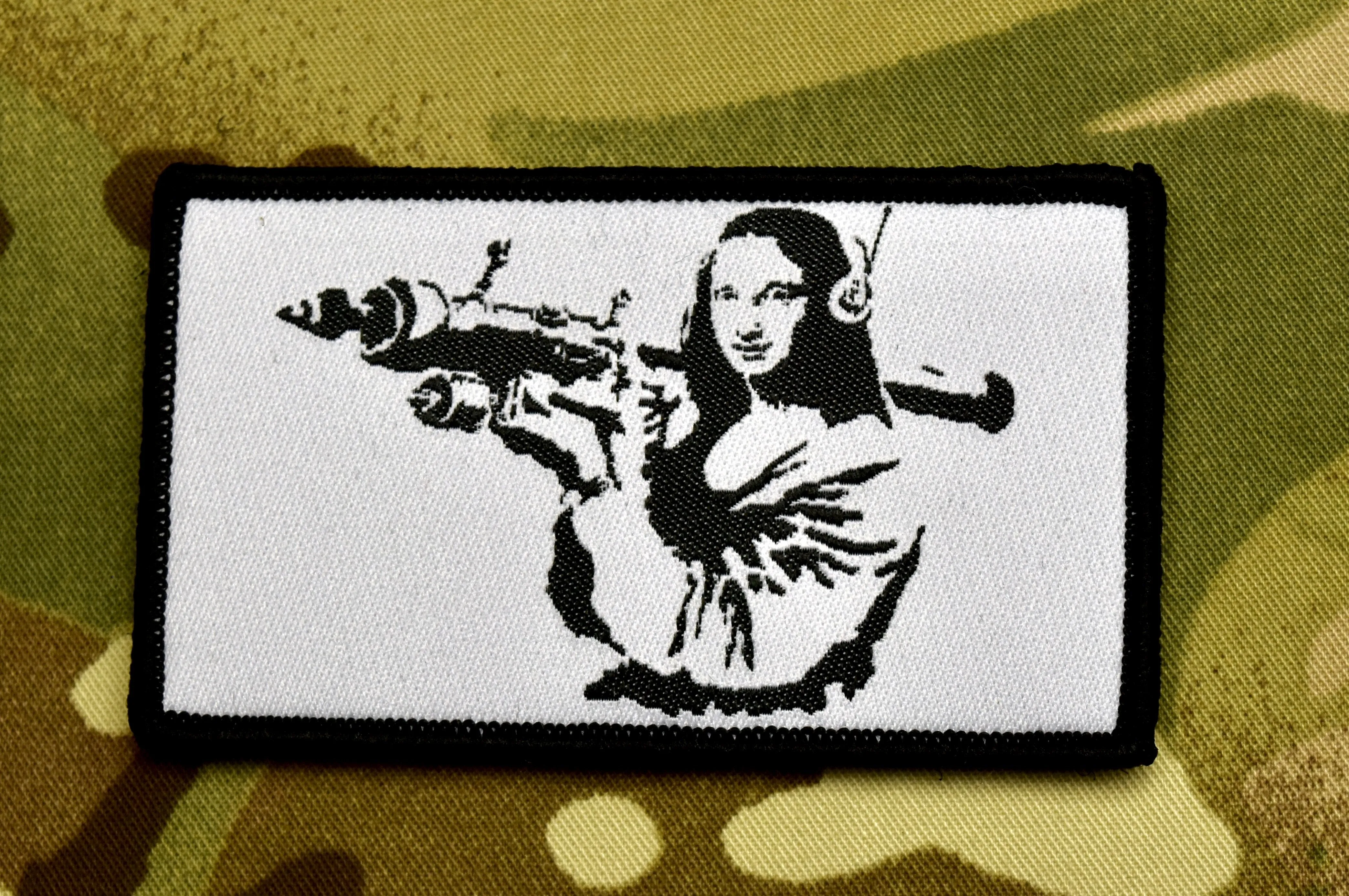 Mona Lisa Bazooka Woven Morale Patch