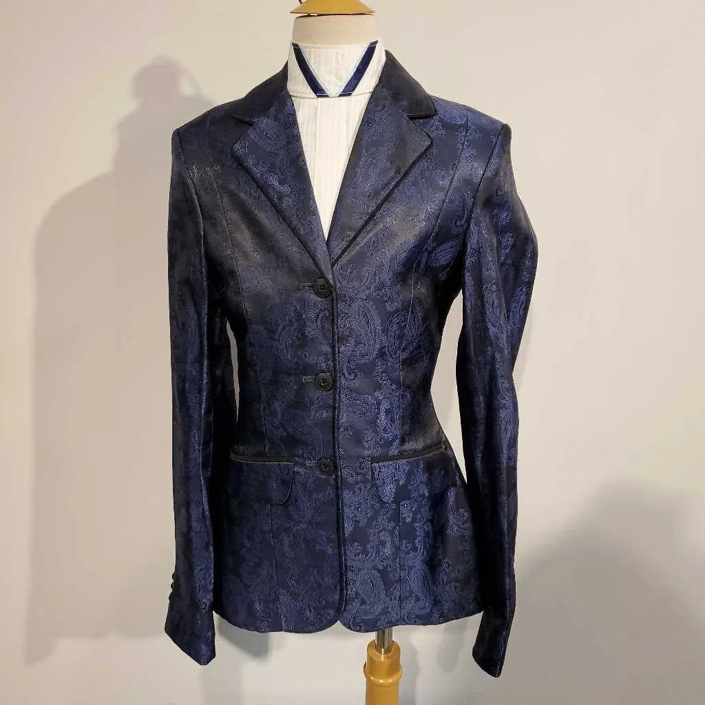 Navy Brocade Hunt Coat