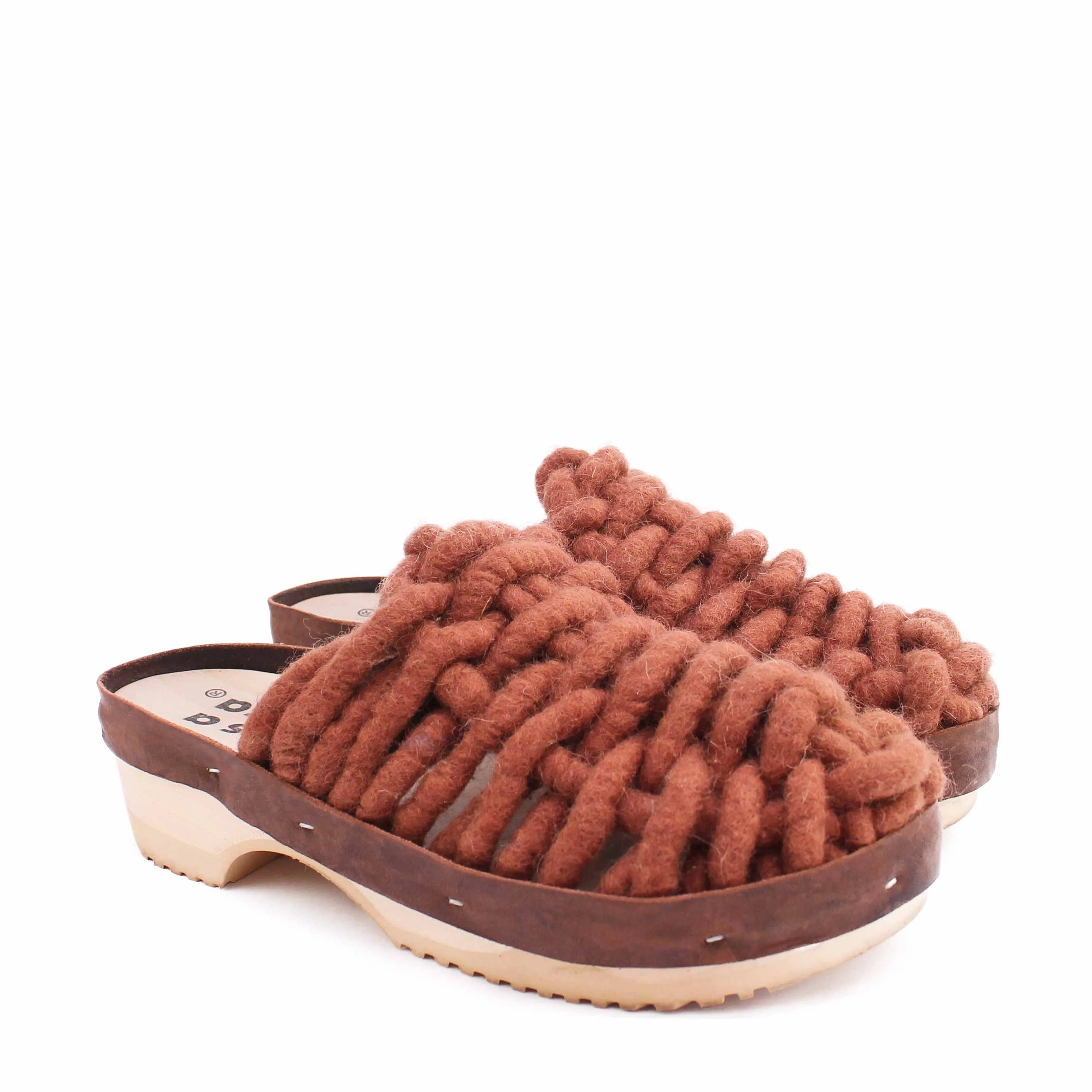 NET PANTO WOOL CLOG   Teddy