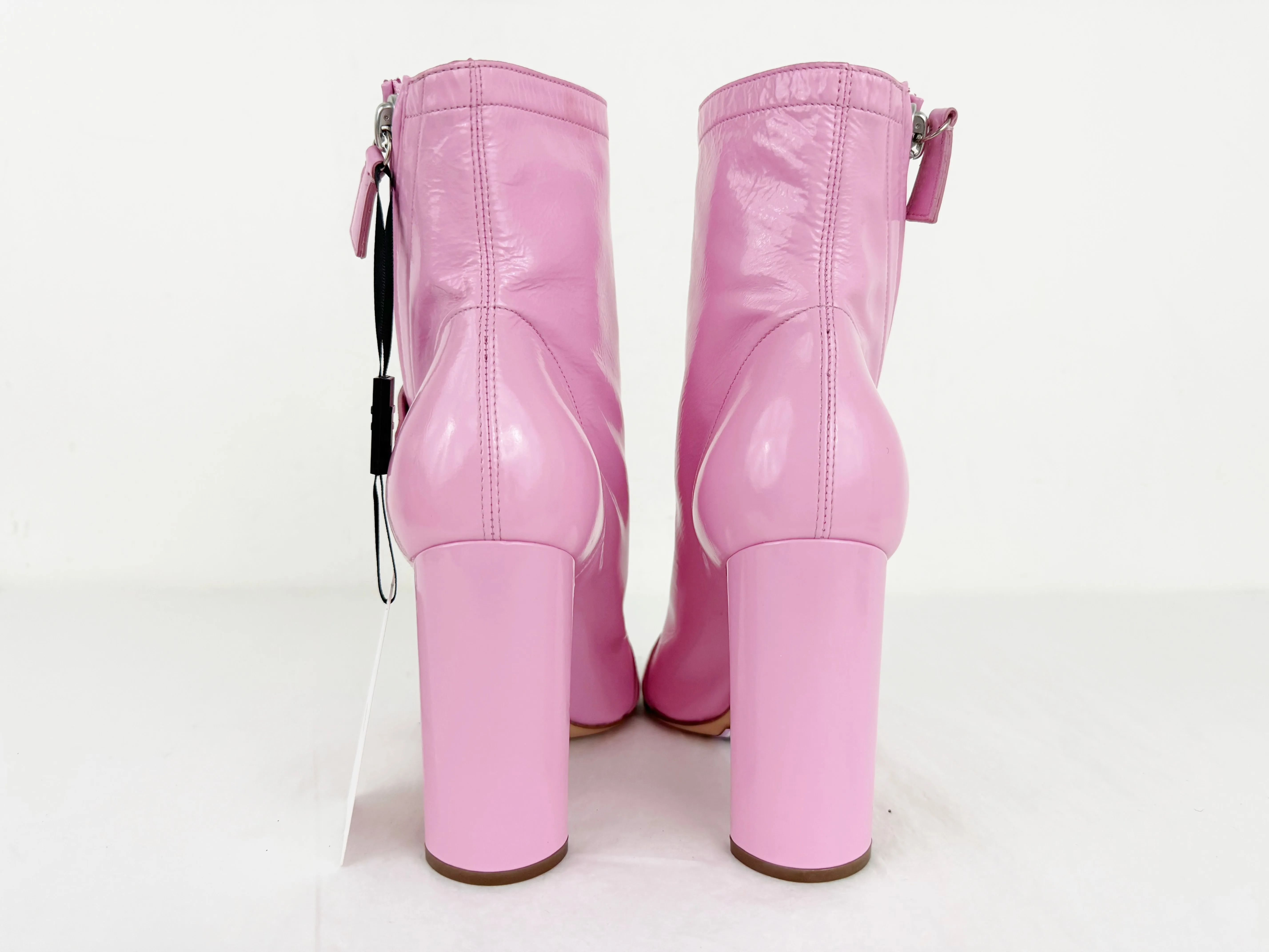 NEW Casadei Open-Toe Boots Size 8