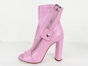 NEW Casadei Open-Toe Boots Size 8