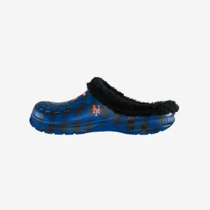 New York Mets Sherpa Lined Buffalo Check Clog