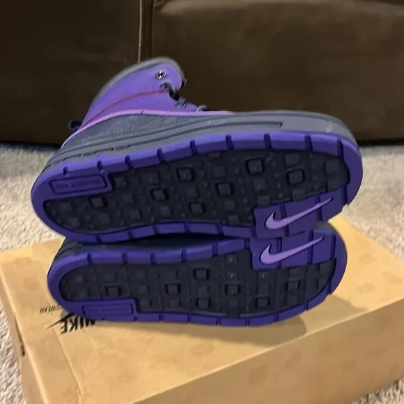 Nike Woodside duck boots new 524877 500 TD C boys girls purple little girl