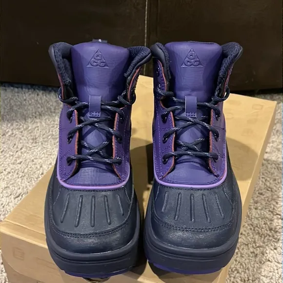 Nike Woodside duck boots new 524877 500 TD C boys girls purple little girl