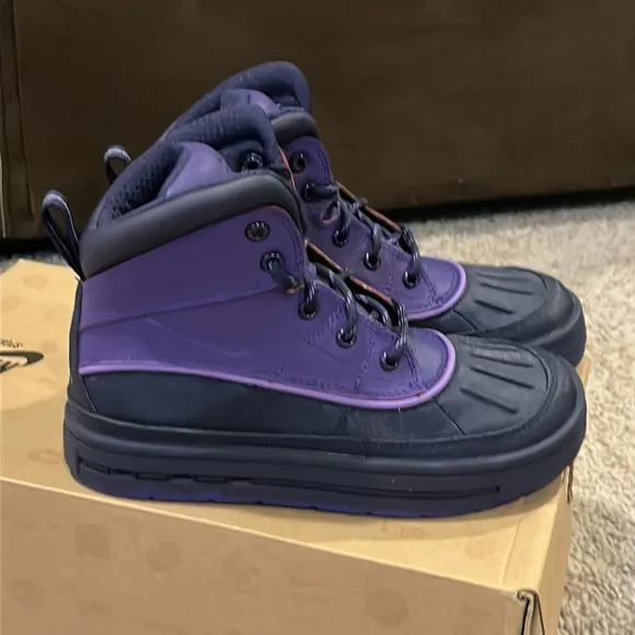 Nike Woodside duck boots new 524877 500 TD C boys girls purple little girl
