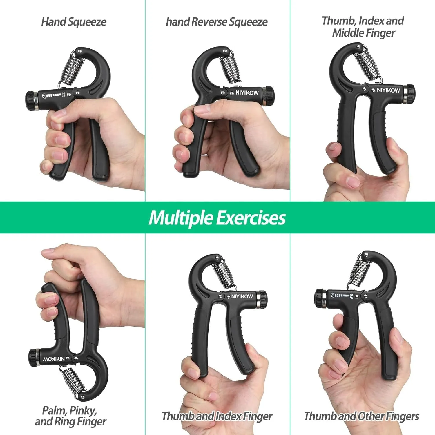 NIYIKOW Grip Strength Trainer