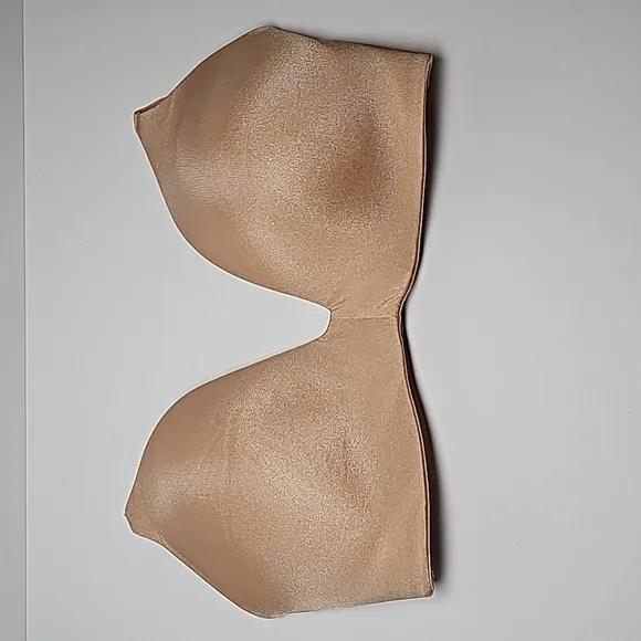 NWOT Skims Wireless Form Push-Up Plunge Bra Lightly Lined Intimate Nude Clay 34D