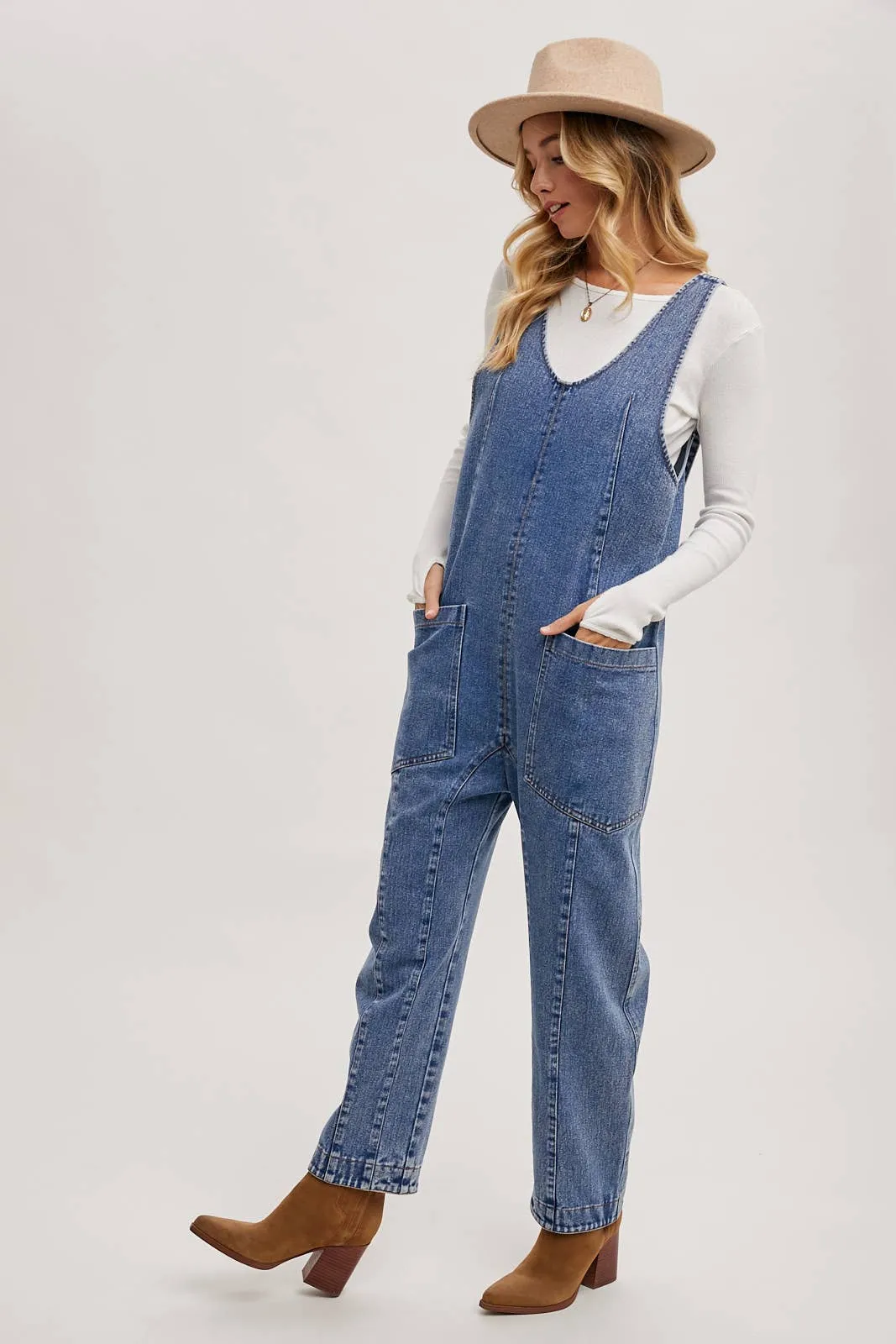 Olivia Denim Jumpsuit