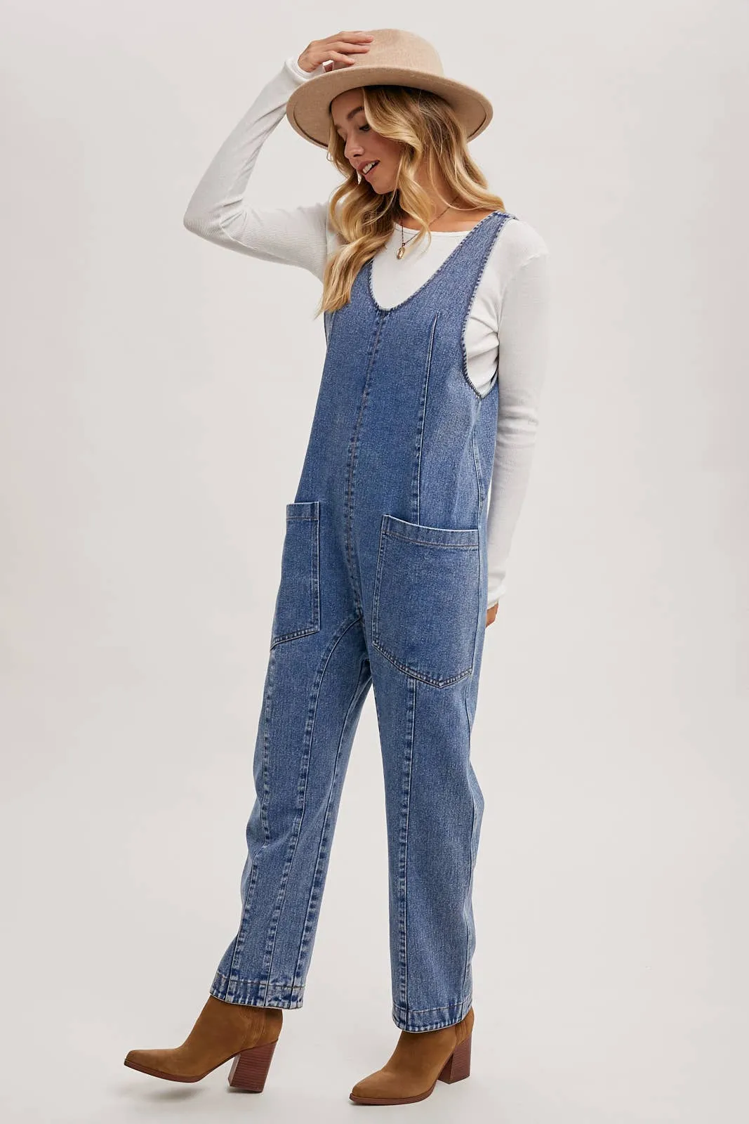 Olivia Denim Jumpsuit
