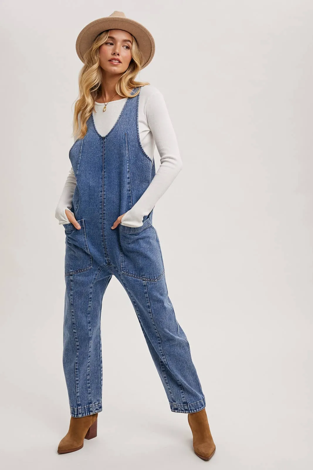 Olivia Denim Jumpsuit