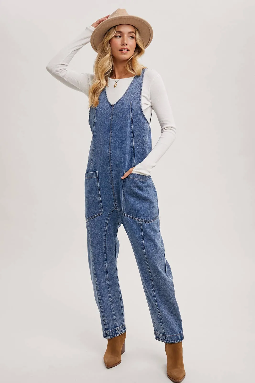 Olivia Denim Jumpsuit
