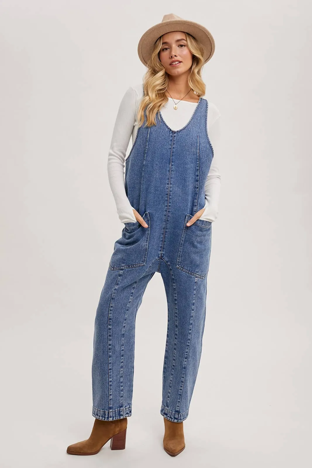 Olivia Denim Jumpsuit