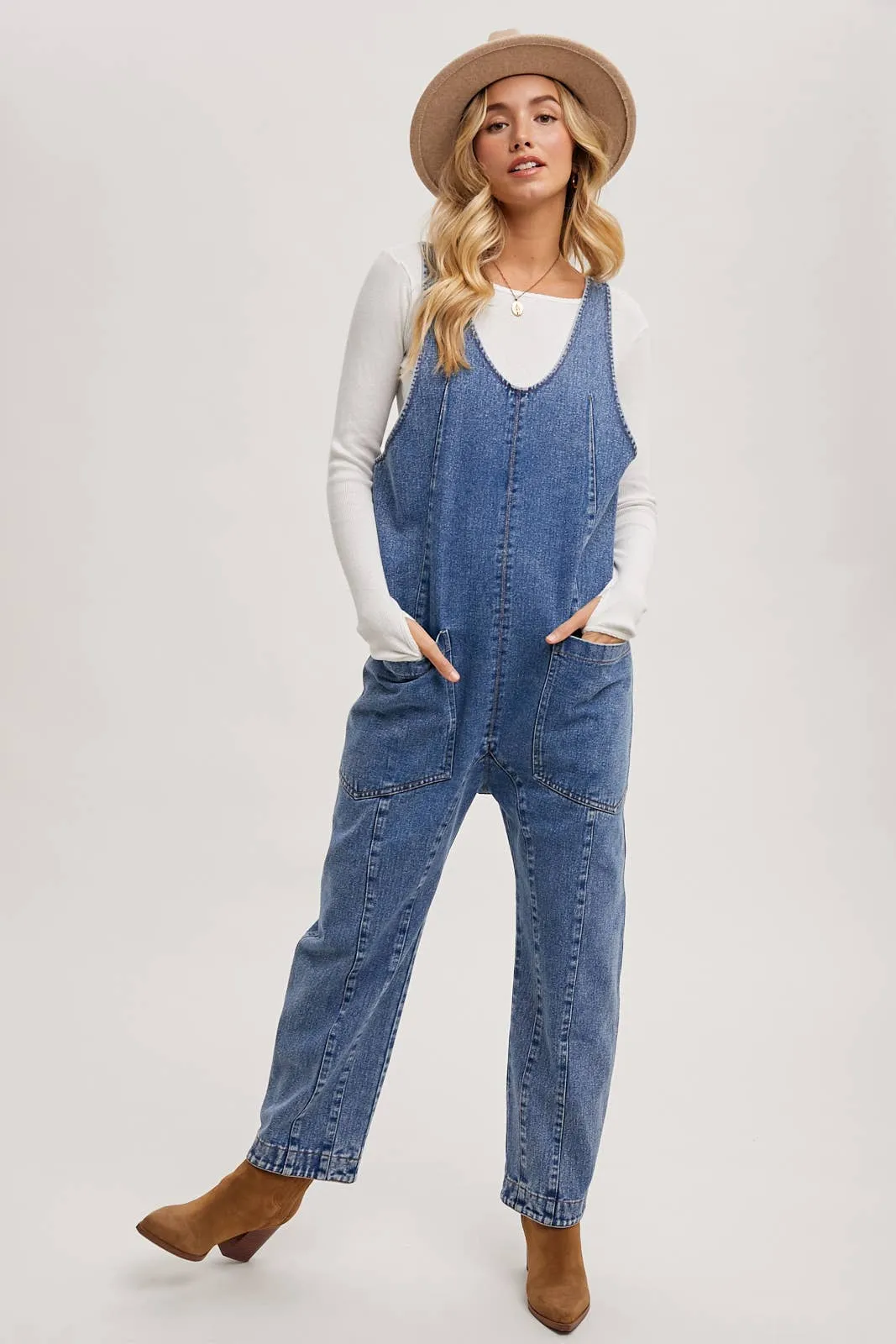 Olivia Denim Jumpsuit