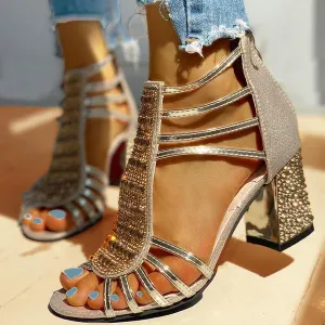 OPAL - ELEGANT AND COMFORT HEEL SANDALS