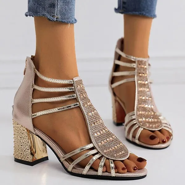 OPAL - ELEGANT AND COMFORT HEEL SANDALS