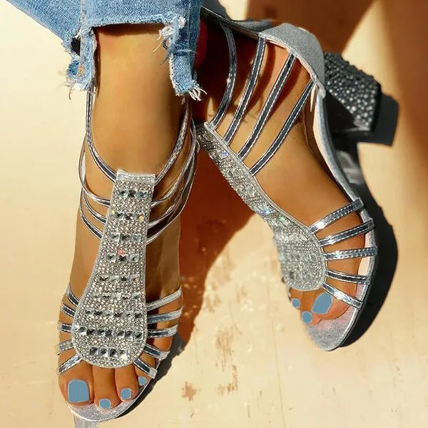 OPAL - ELEGANT AND COMFORT HEEL SANDALS
