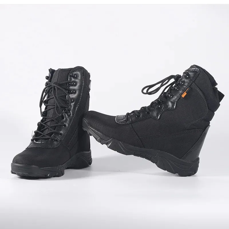 Outdoor Training Men Military Tactical Boots High-Top Desert Army Shoes Camouflage Combat Hunting Climbing Botas Hiking Shoes