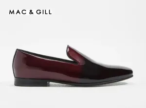 Patent Leather Slip-on Loafer in 2tone Evening Shoes