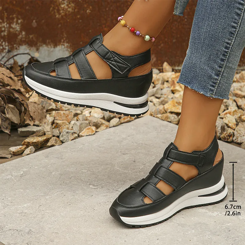 PHILOMÈNE - CLOSED TOE URBAN SANDALS