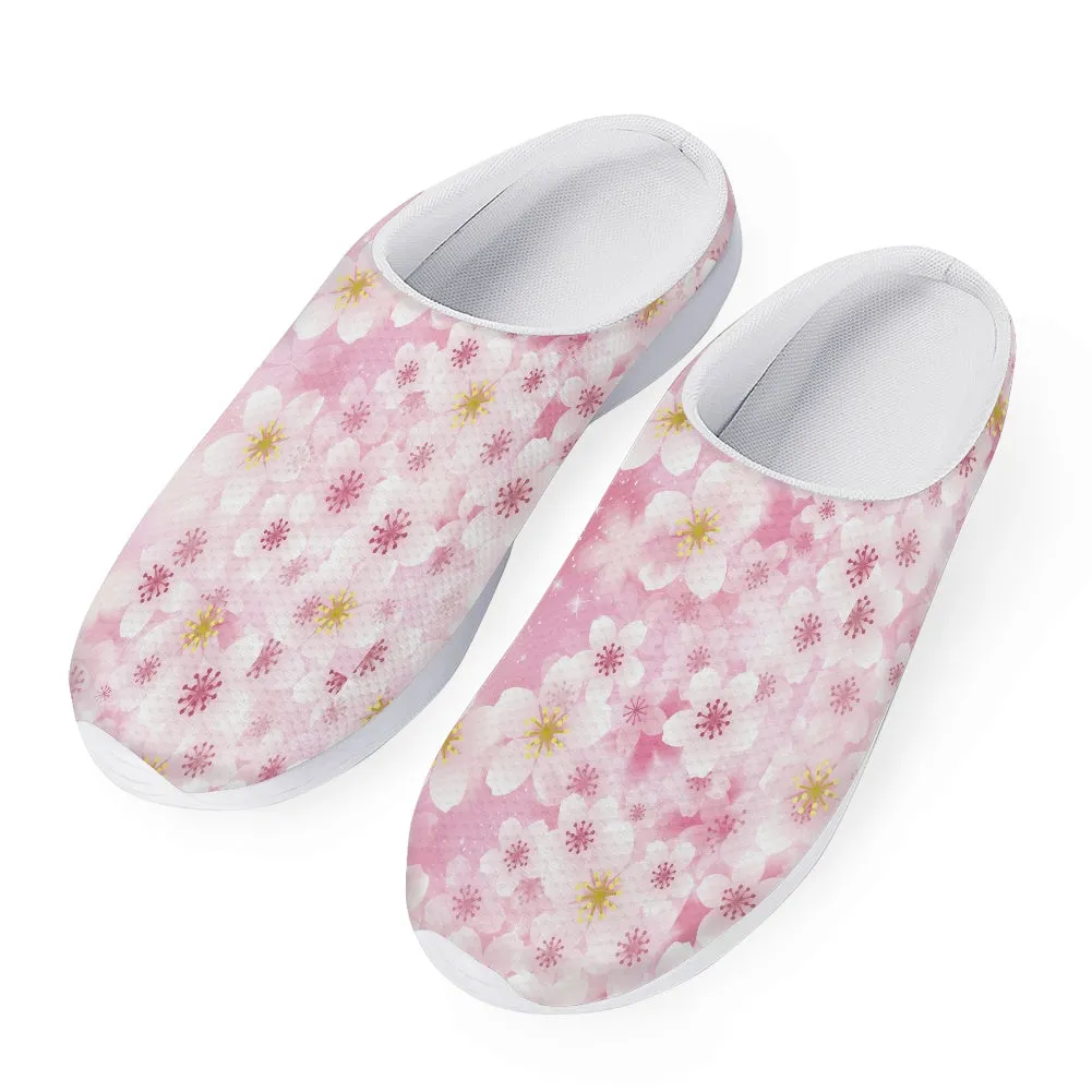 Pink Blossom Garden Clogs