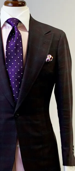 Plum & Green Plaid Jacket