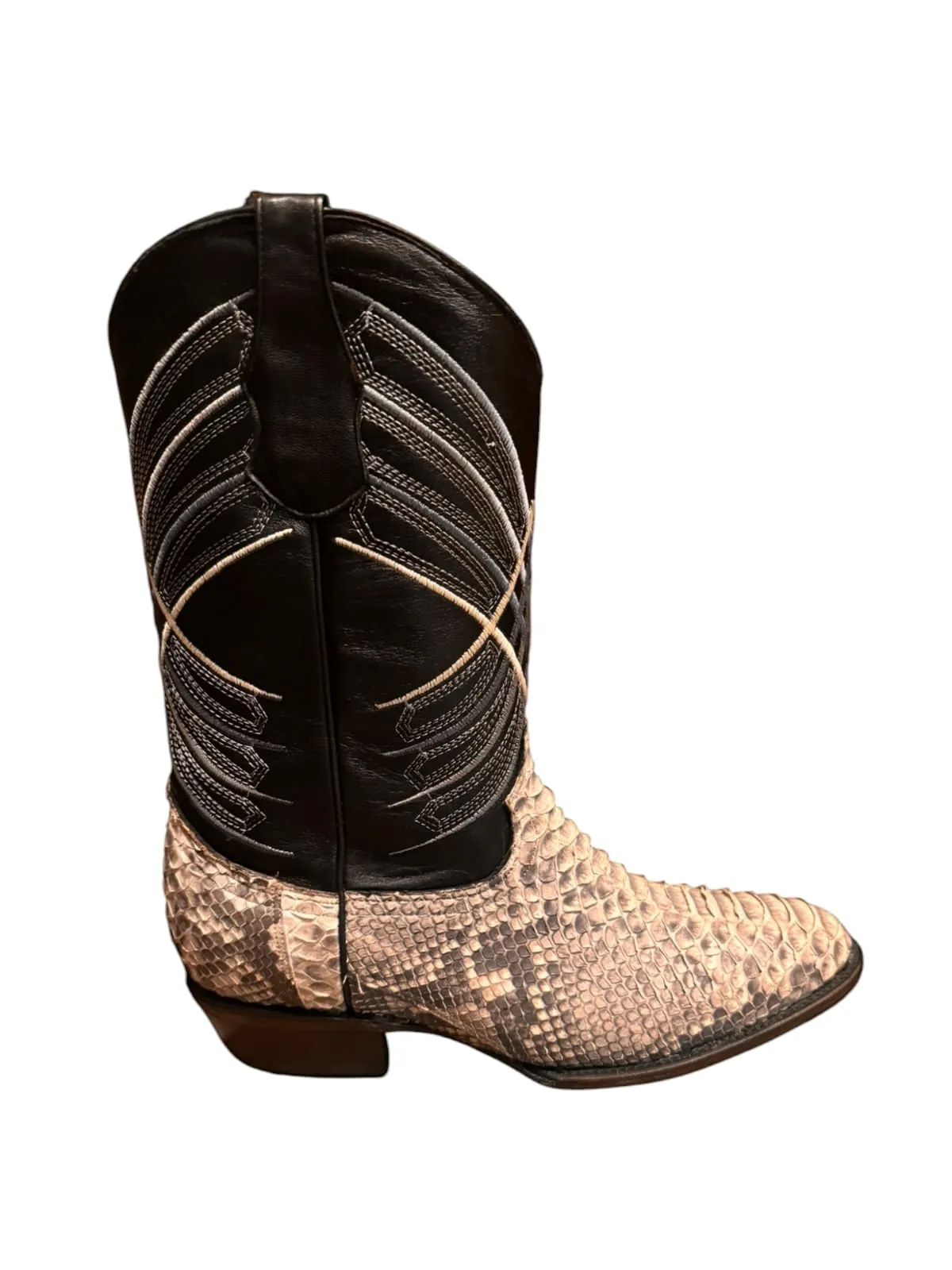 Python Boots Oval Toe