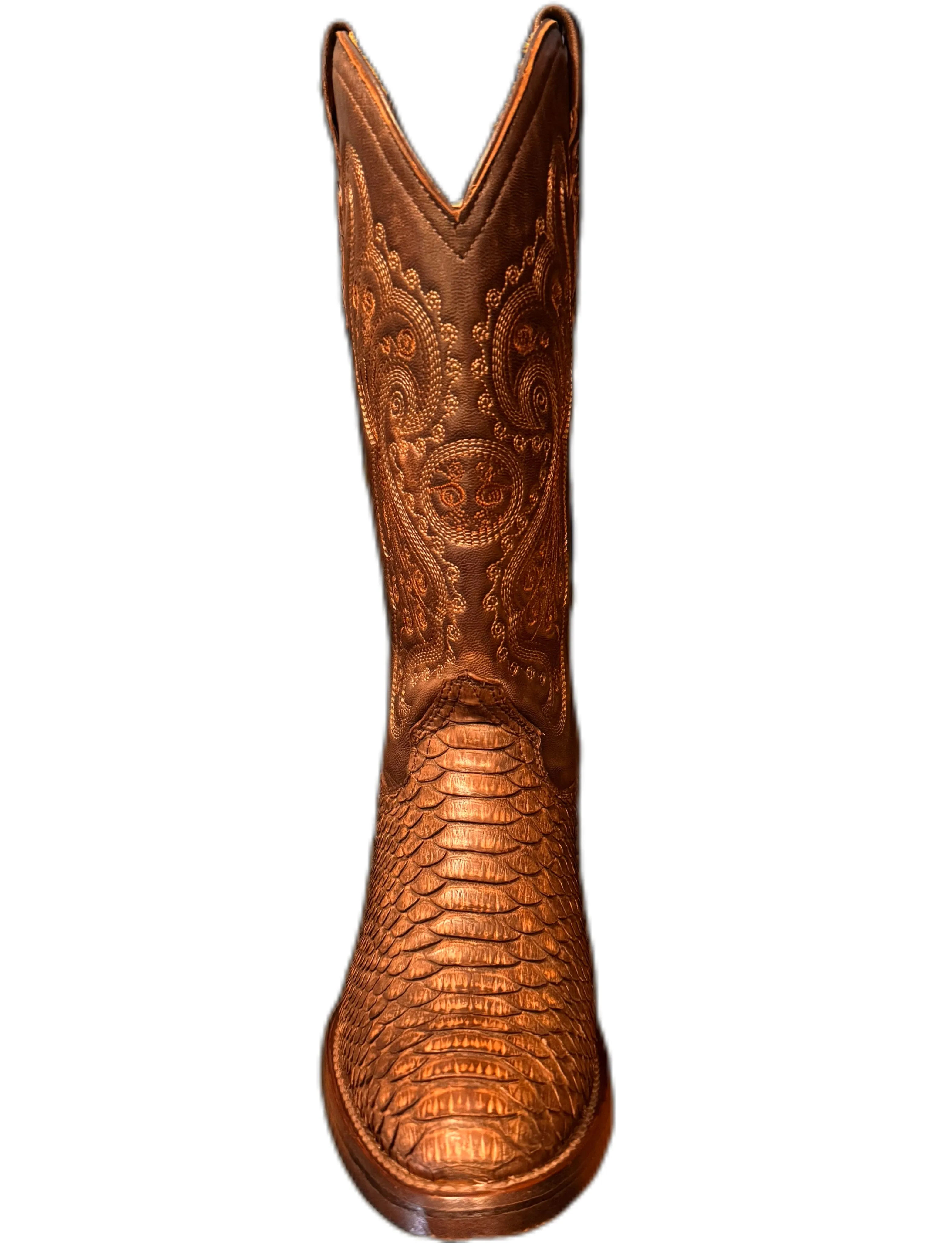 Python Boots Oval Toe