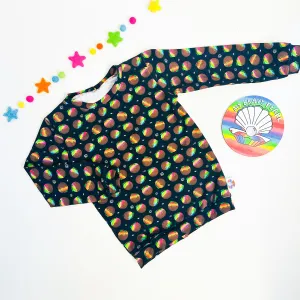 Ready To Ship 0-3M Christmas Puddings Long Sleeve Tee