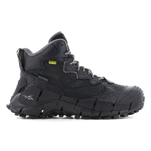 Reebok Mens Zig Kinetica Edge II Black Leather MetGuard Work Boots 10 M