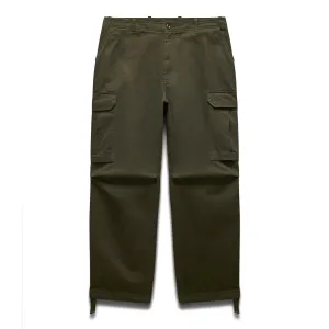 Reigning Champ Men Woven Cotton Chino Keeper Pant Dark Olive