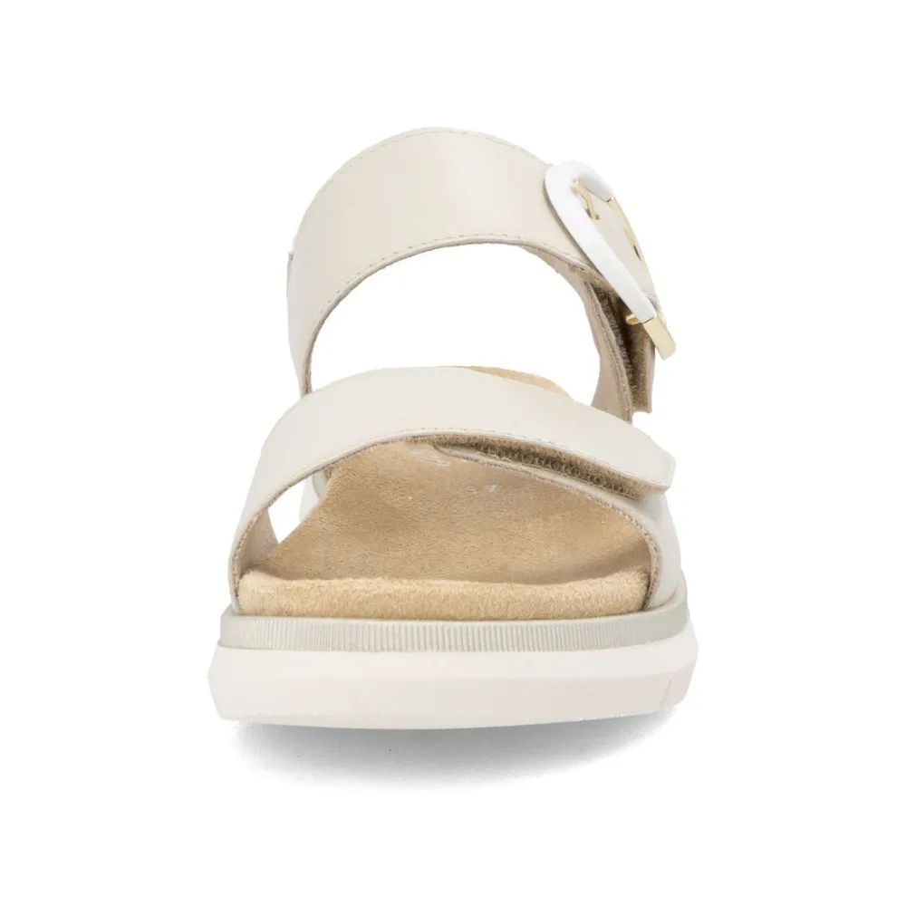 Remonte Jocelyn D2K50 White Leather Sandal (Women's)