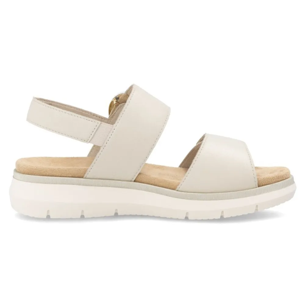 Remonte Jocelyn D2K50 White Leather Sandal (Women's)