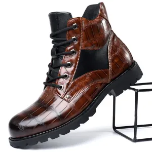 Rendell™ – Croco Embossed Boots