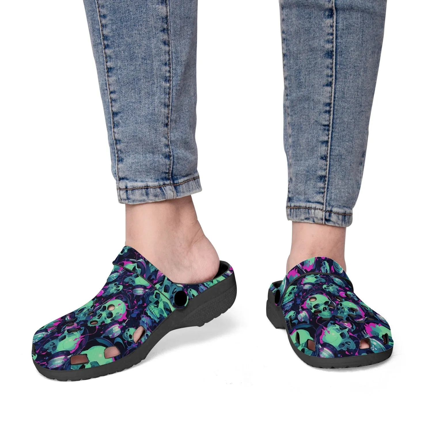 Rockin' Skulls!! Rok-Clogs